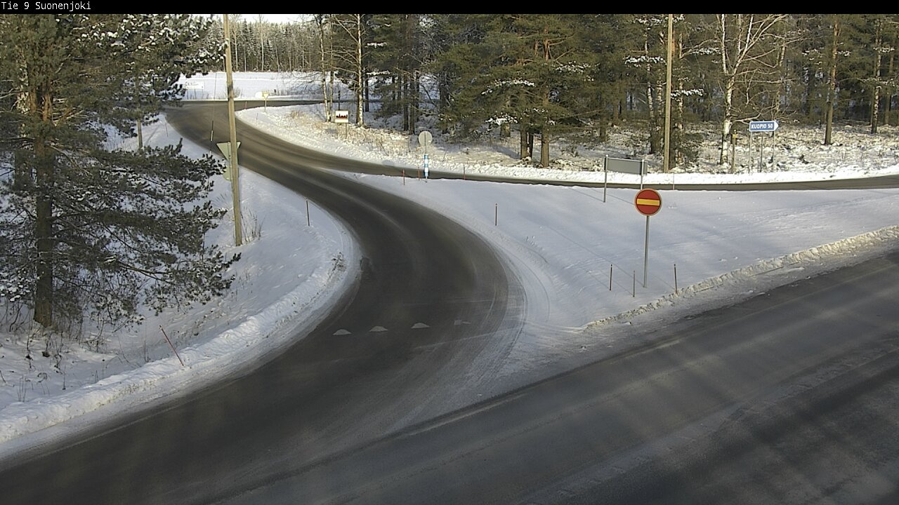 Weather Camera Image Väg 9 Suonenjoki, Purola, Suonenjoki, Pohjois-Savo