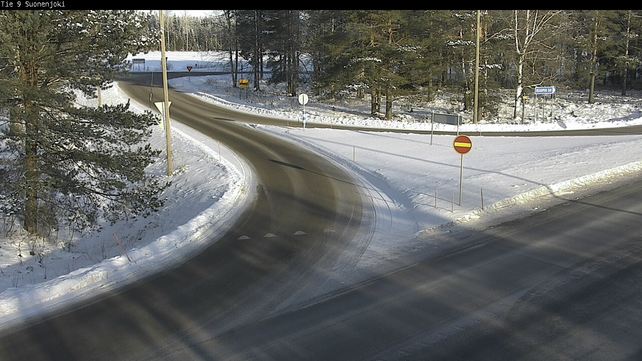 Weather Camera Image Väg 9 Suonenjoki, Purola, Suonenjoki, Pohjois-Savo
