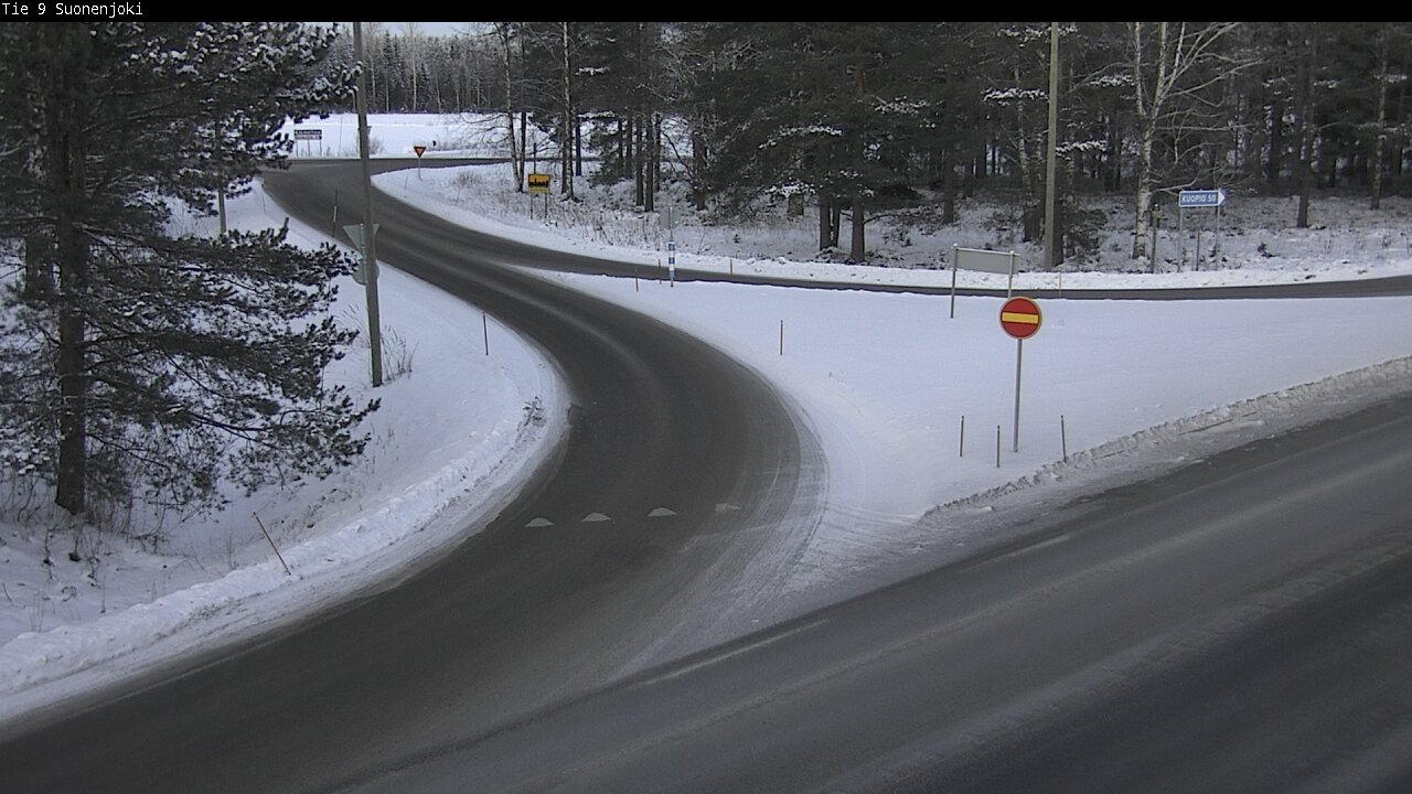 Weather Camera Image Väg 9 Suonenjoki, Purola, Suonenjoki, Pohjois-Savo