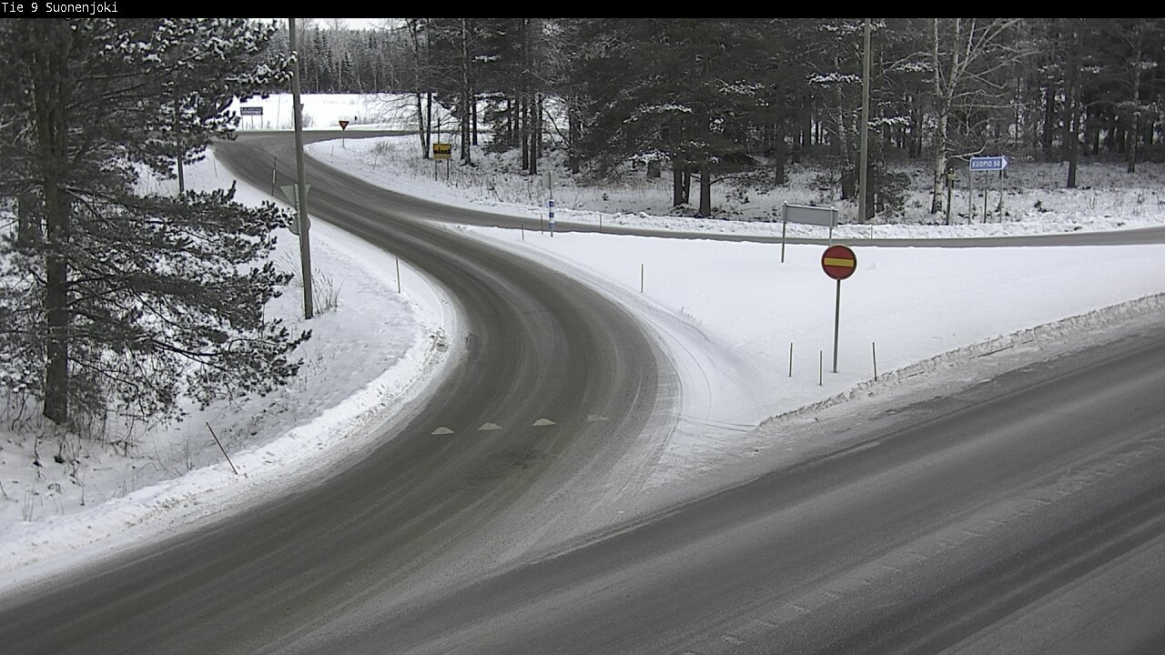 Weather Camera Image Väg 9 Suonenjoki, Purola, Suonenjoki, Pohjois-Savo