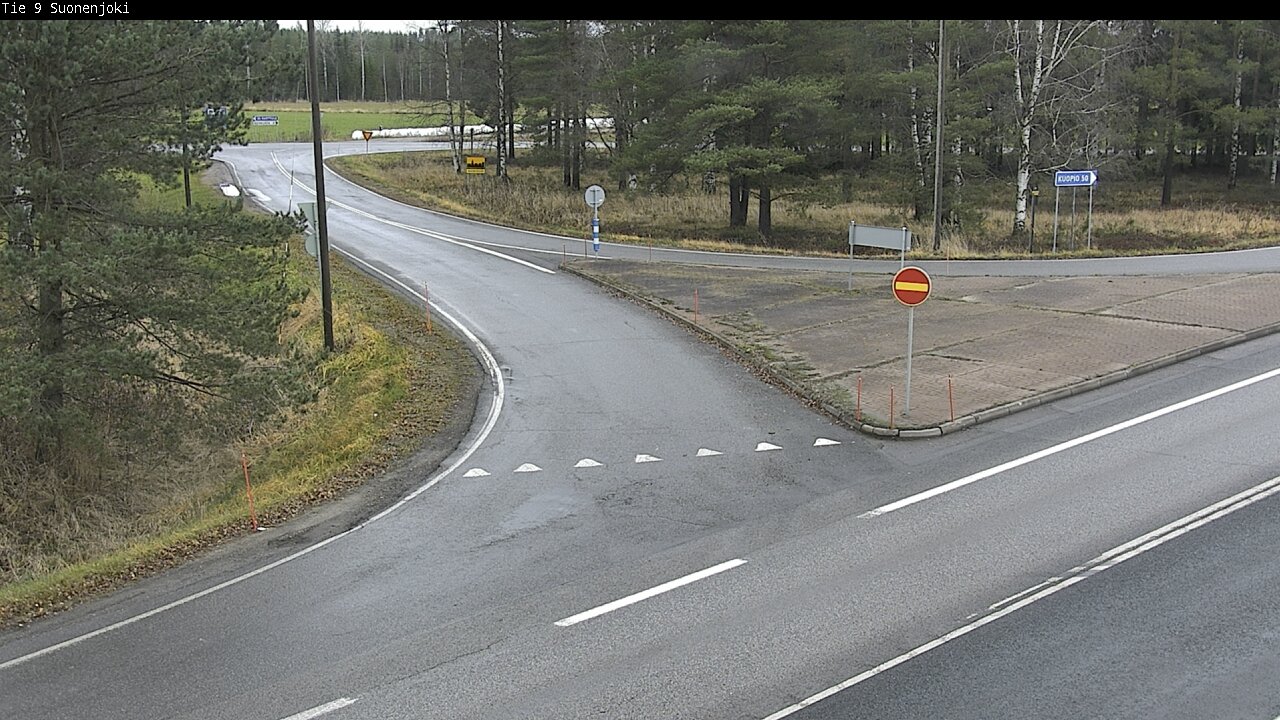 Weather Camera Image Väg 9 Suonenjoki, Purola, Suonenjoki, Pohjois-Savo