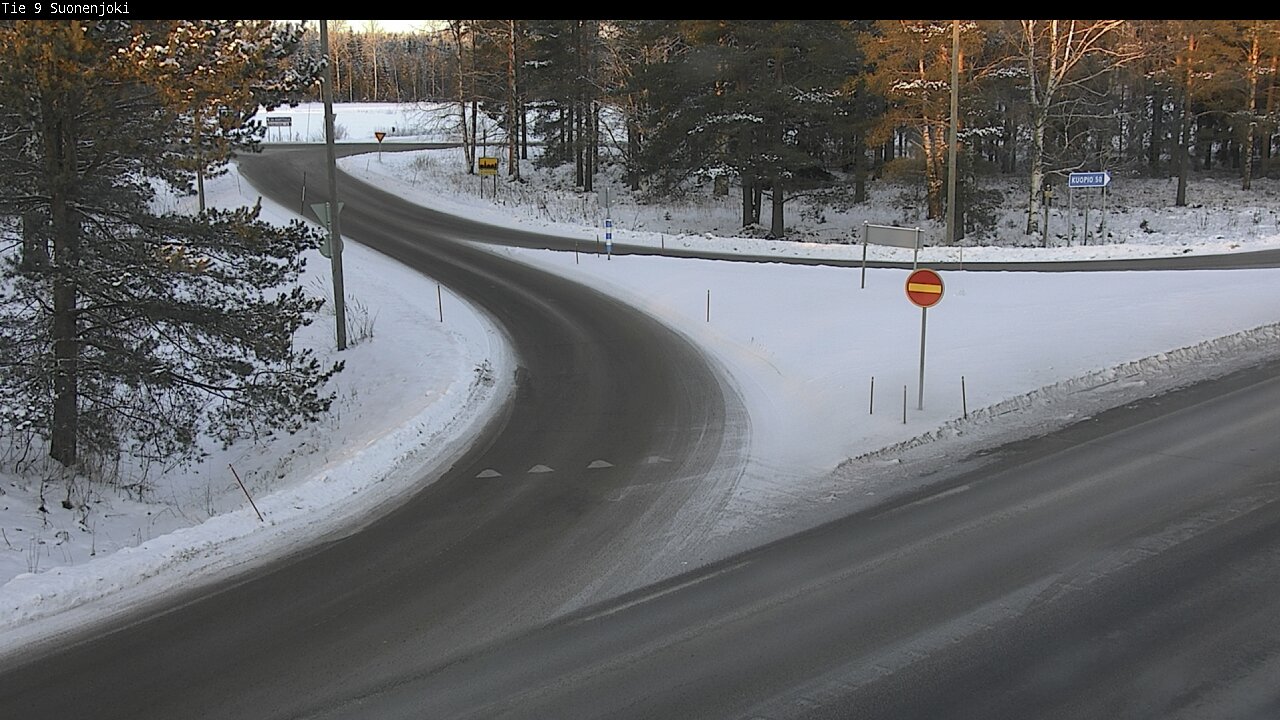 Weather Camera Image Väg 9 Suonenjoki, Purola, Suonenjoki, Pohjois-Savo