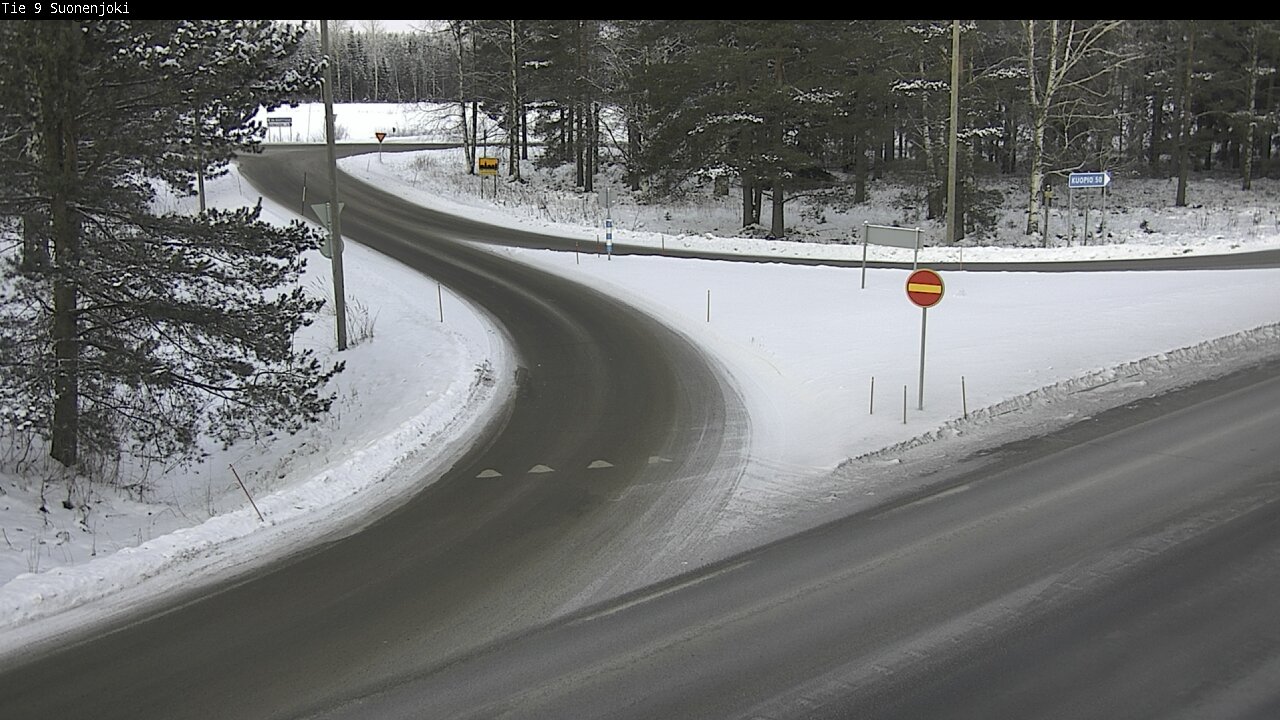 Weather Camera Image Väg 9 Suonenjoki, Purola, Suonenjoki, Pohjois-Savo