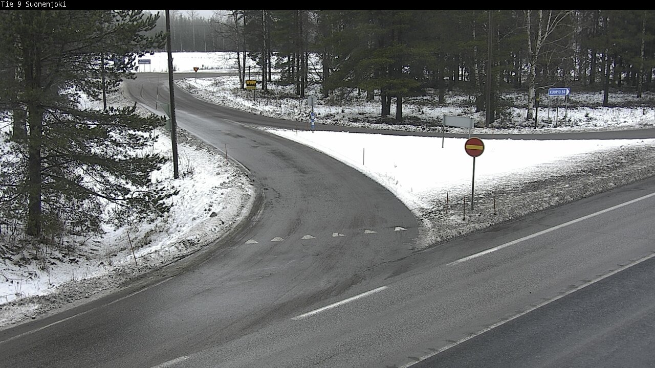 Weather Camera Image Väg 9 Suonenjoki, Purola, Suonenjoki, Pohjois-Savo