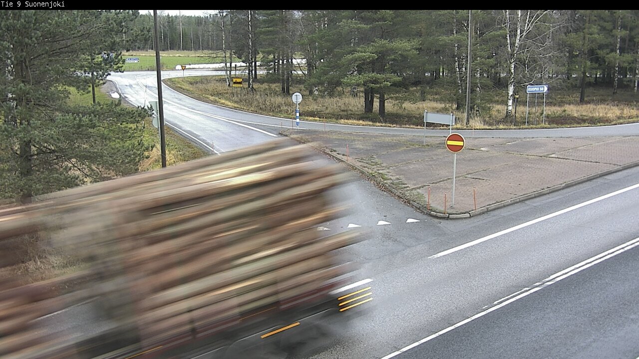 Weather Camera Image Väg 9 Suonenjoki, Purola, Suonenjoki, Pohjois-Savo