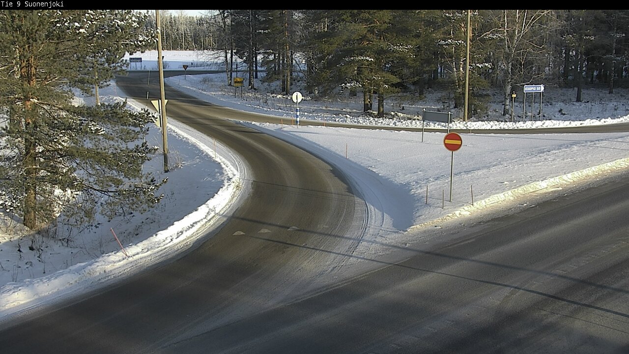 Weather Camera Image Väg 9 Suonenjoki, Purola, Suonenjoki, Pohjois-Savo