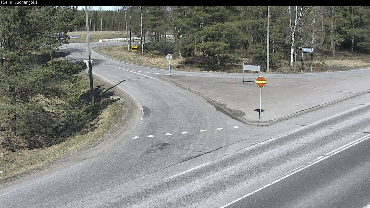 Weather Camera Image Road 9 Suonenjoki, Purola, Suonenjoki, Pohjois-Savo
