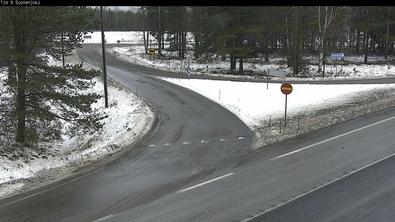 Weather Camera Image Väg 9 Suonenjoki, Purola, Suonenjoki, Pohjois-Savo