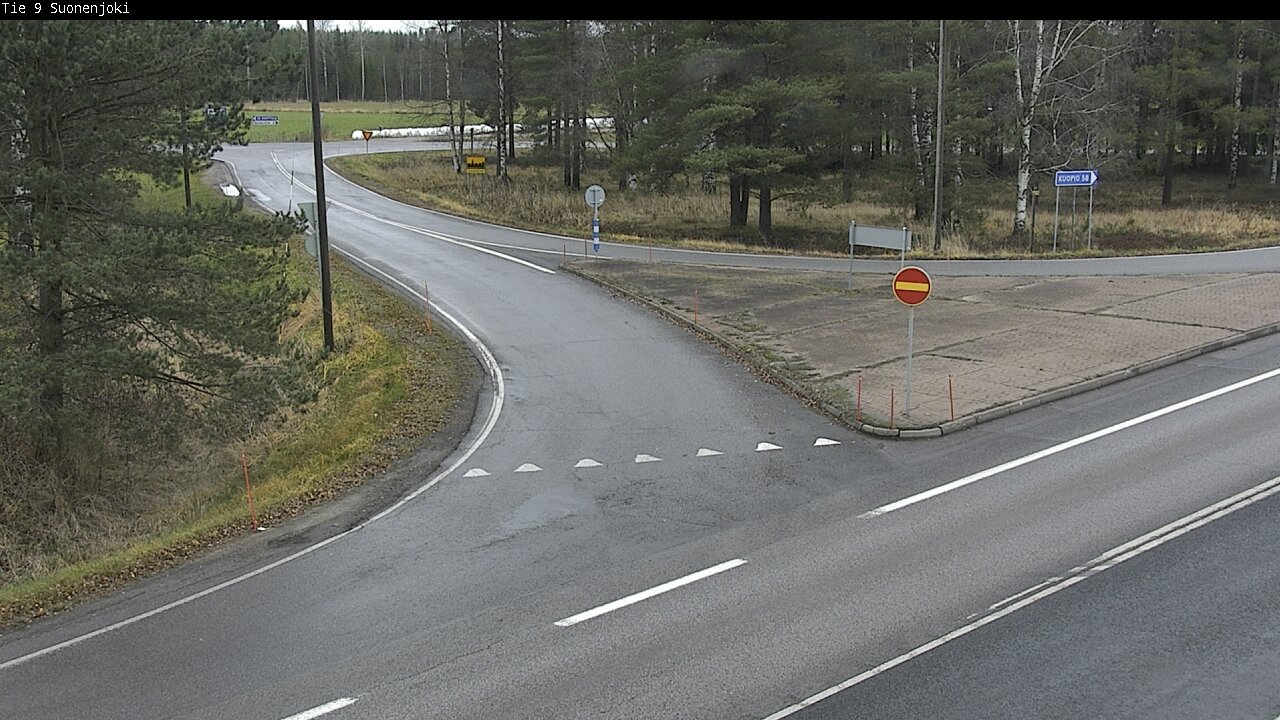 Weather Camera Image Väg 9 Suonenjoki, Purola, Suonenjoki, Pohjois-Savo