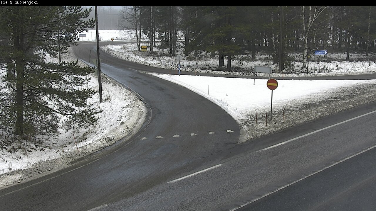 Weather Camera Image Väg 9 Suonenjoki, Purola, Suonenjoki, Pohjois-Savo