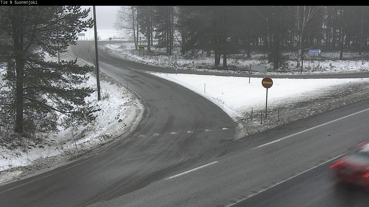 Weather Camera Image Väg 9 Suonenjoki, Purola, Suonenjoki, Pohjois-Savo