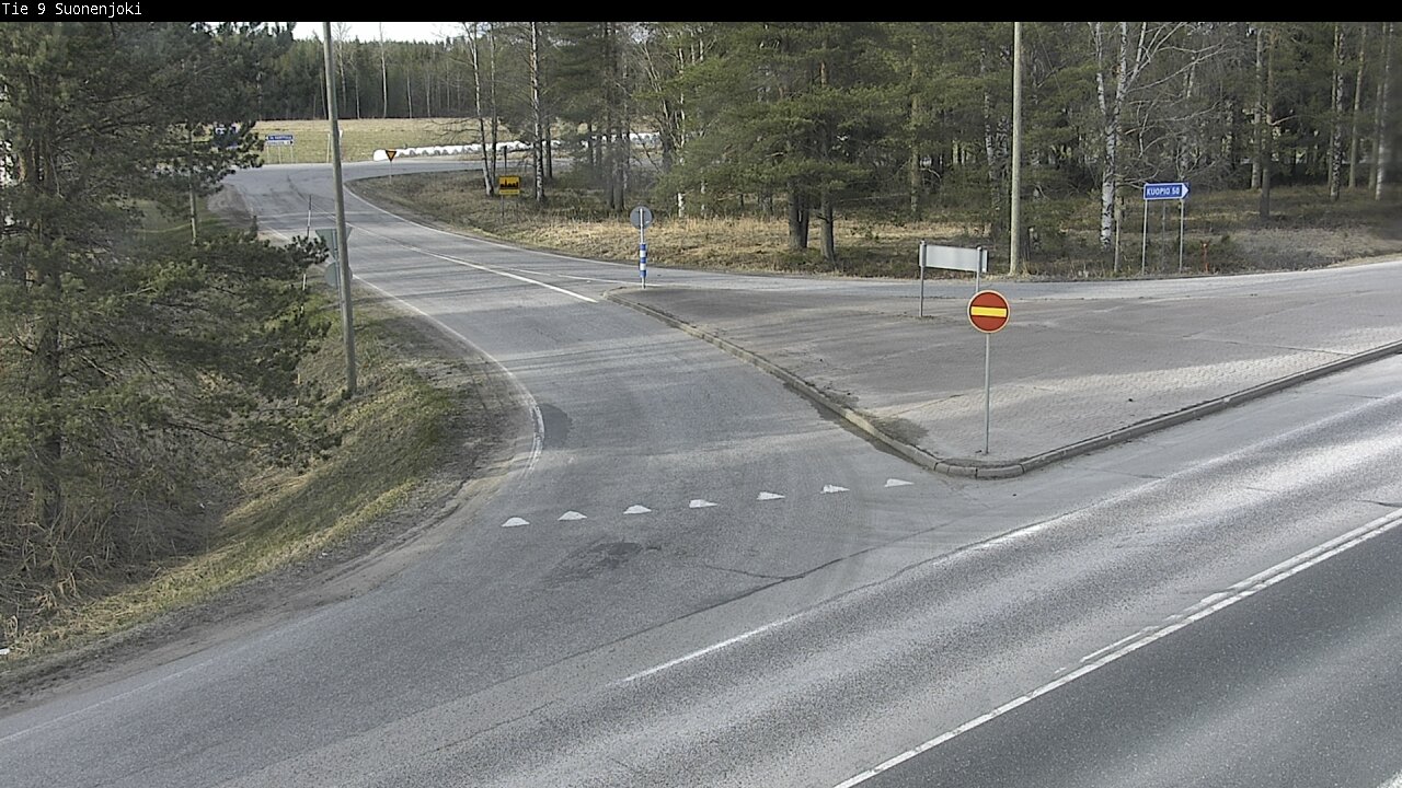 Weather Camera Image Road 9 Suonenjoki, Purola, Suonenjoki, Pohjois-Savo