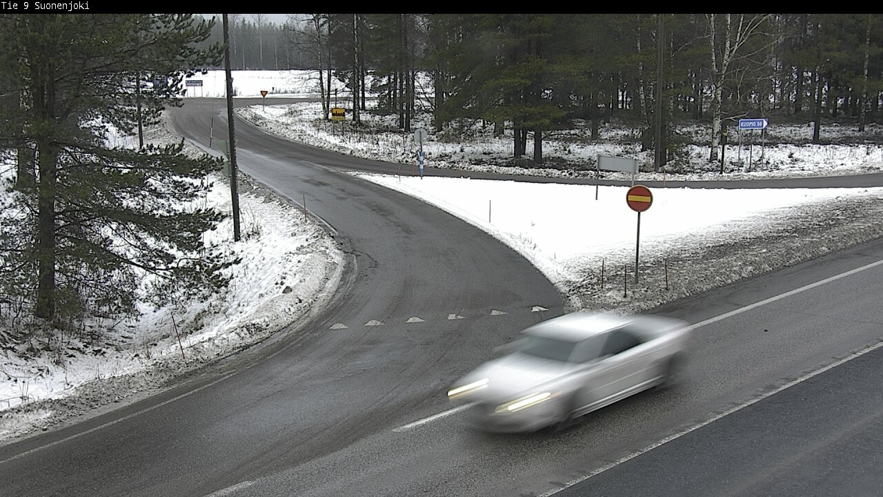 Weather Camera Image Väg 9 Suonenjoki, Purola, Suonenjoki, Pohjois-Savo