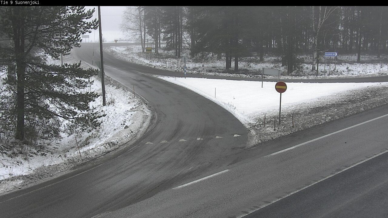 Weather Camera Image Väg 9 Suonenjoki, Purola, Suonenjoki, Pohjois-Savo