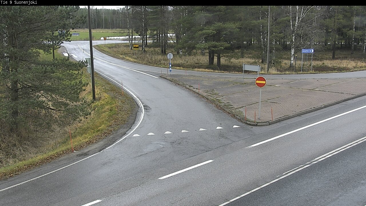 Weather Camera Image Väg 9 Suonenjoki, Purola, Suonenjoki, Pohjois-Savo