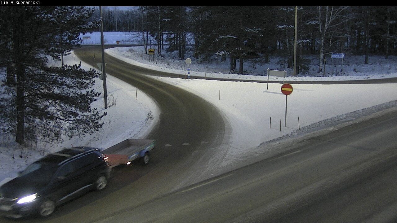 Weather Camera Image Väg 9 Suonenjoki, Purola, Suonenjoki, Pohjois-Savo