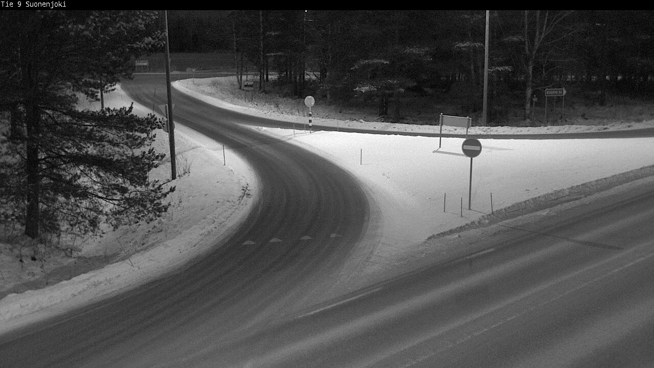 Weather Camera Image Väg 9 Suonenjoki, Purola, Suonenjoki, Pohjois-Savo