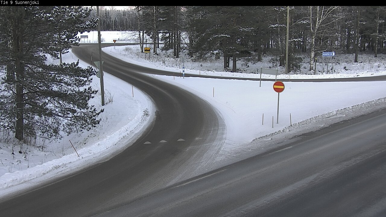 Weather Camera Image Väg 9 Suonenjoki, Purola, Suonenjoki, Pohjois-Savo