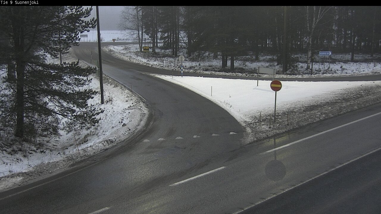 Weather Camera Image Väg 9 Suonenjoki, Purola, Suonenjoki, Pohjois-Savo
