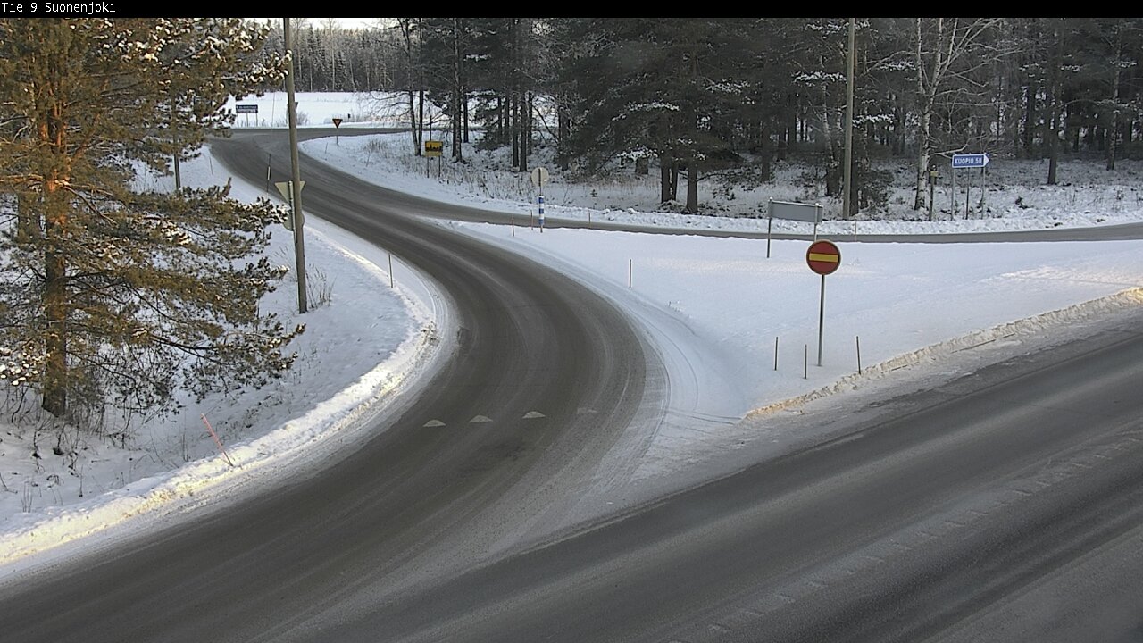 Weather Camera Image Väg 9 Suonenjoki, Purola, Suonenjoki, Pohjois-Savo