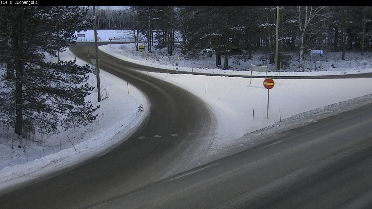 Weather Camera Image Väg 9 Suonenjoki, Purola, Suonenjoki, Pohjois-Savo