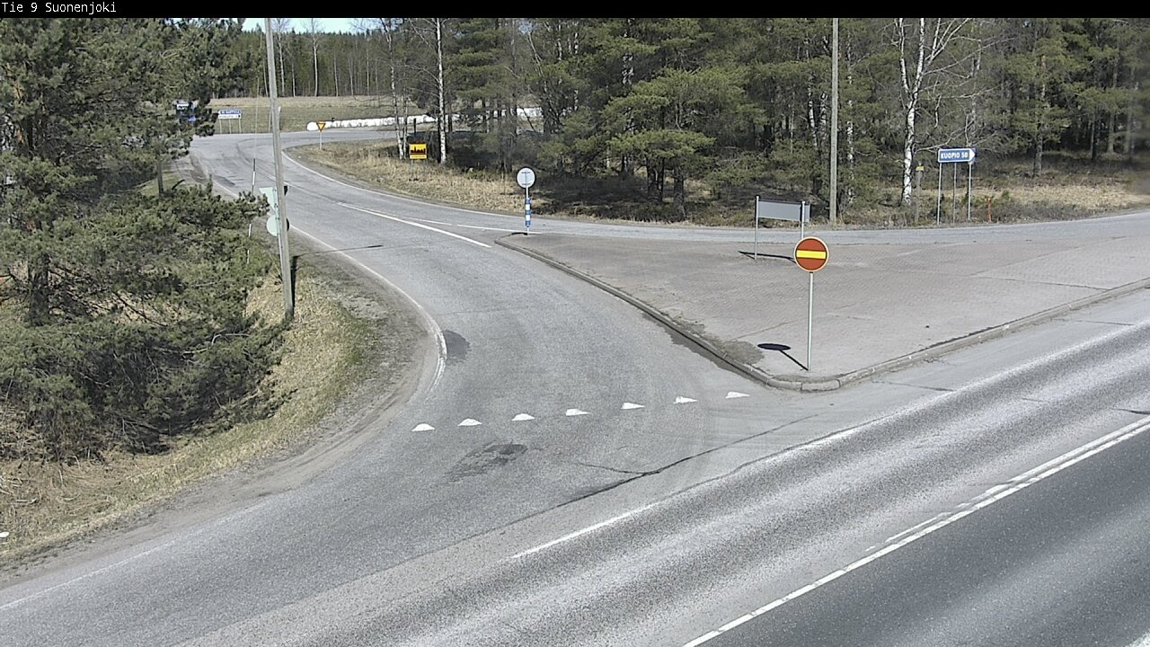 Weather Camera Image Road 9 Suonenjoki, Purola, Suonenjoki, Pohjois-Savo