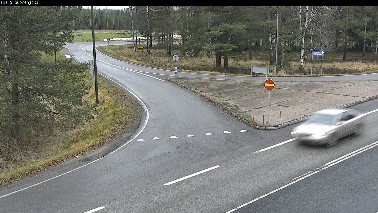 Weather Camera Image Väg 9 Suonenjoki, Purola, Suonenjoki, Pohjois-Savo