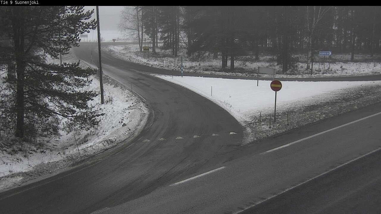 Weather Camera Image Väg 9 Suonenjoki, Purola, Suonenjoki, Pohjois-Savo
