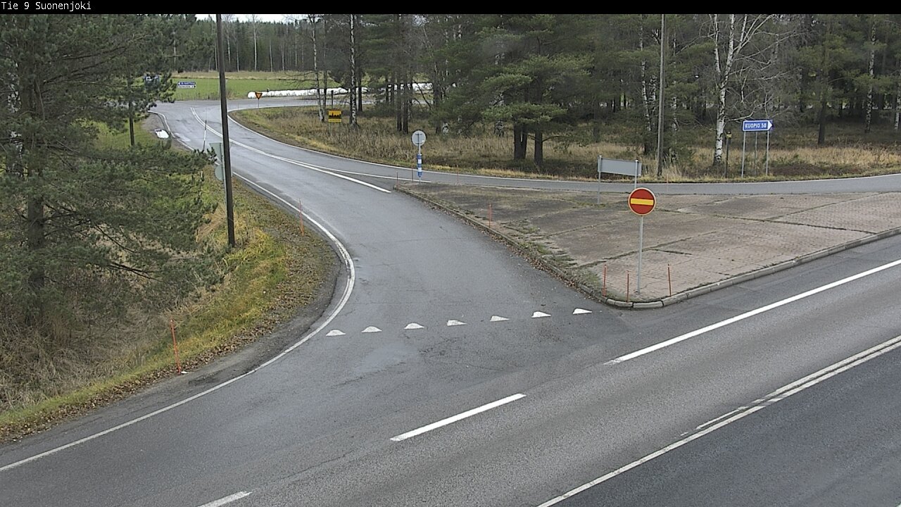 Weather Camera Image Väg 9 Suonenjoki, Purola, Suonenjoki, Pohjois-Savo