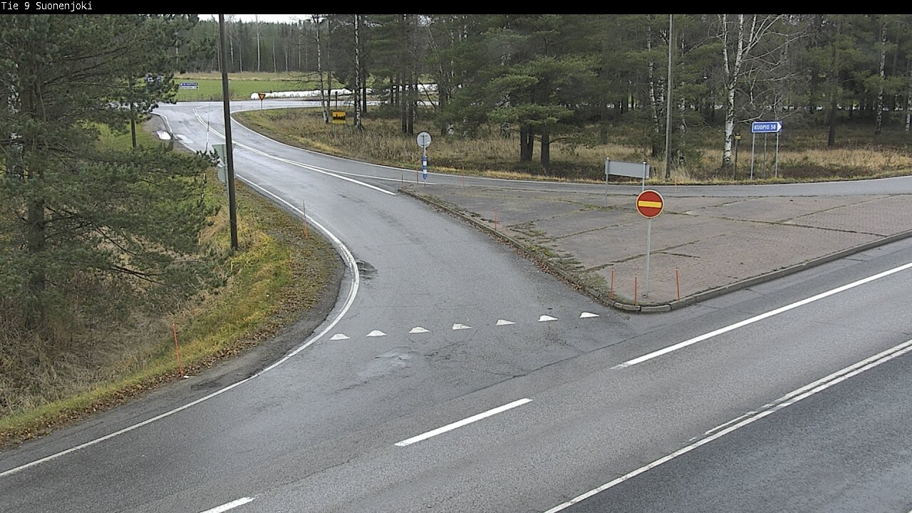 Weather Camera Image Väg 9 Suonenjoki, Purola, Suonenjoki, Pohjois-Savo
