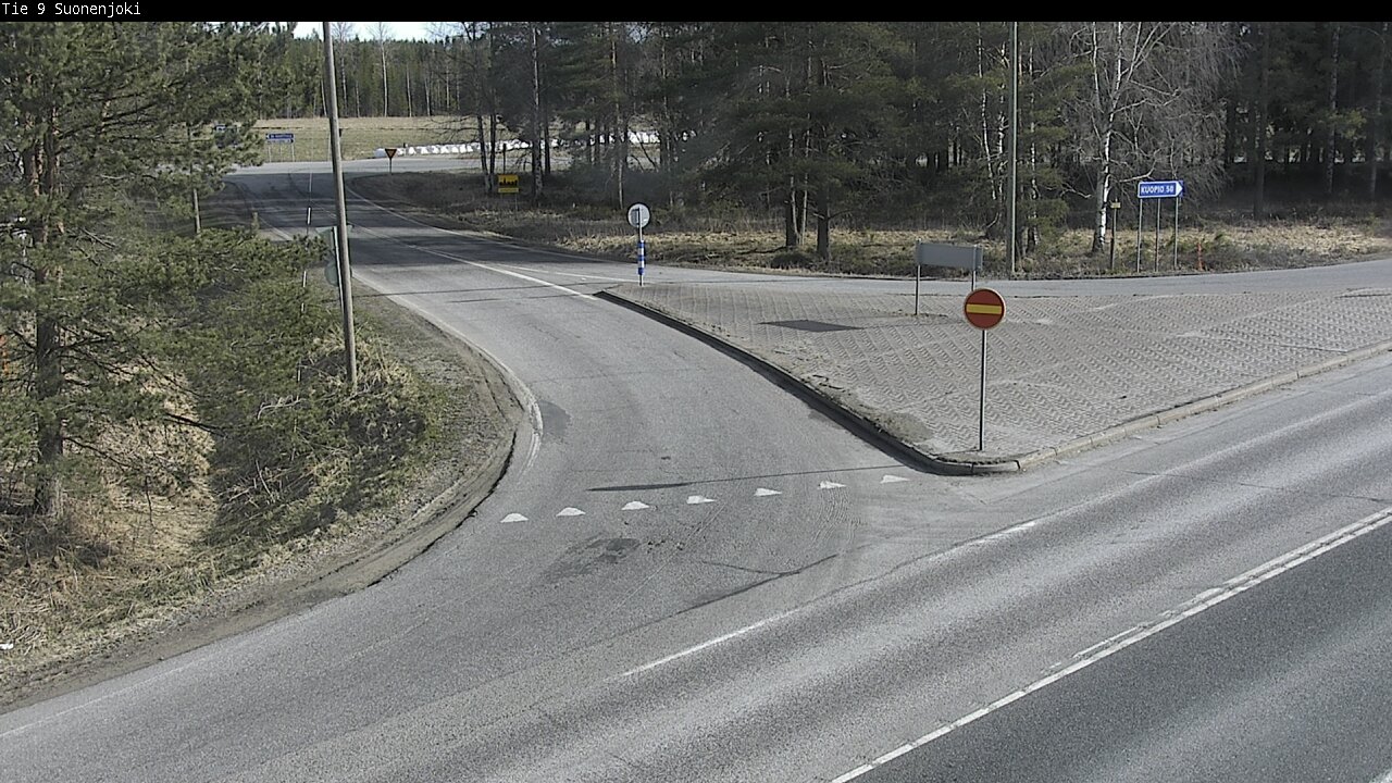 Weather Camera Image Road 9 Suonenjoki, Purola, Suonenjoki, Pohjois-Savo