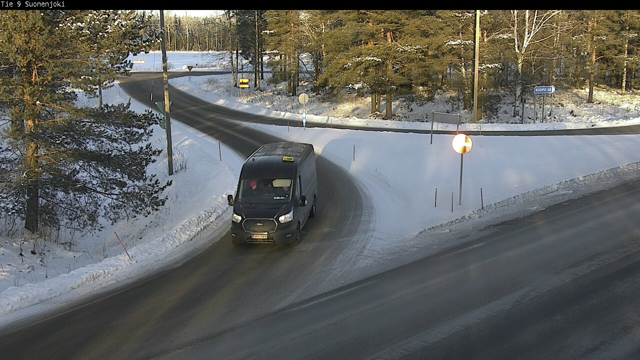 Weather Camera Image Väg 9 Suonenjoki, Purola, Suonenjoki, Pohjois-Savo
