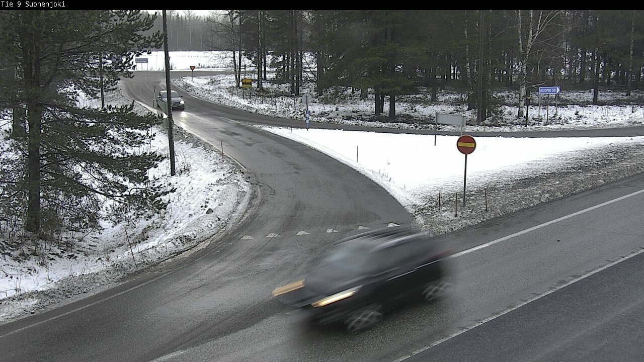 Weather Camera Image Väg 9 Suonenjoki, Purola, Suonenjoki, Pohjois-Savo