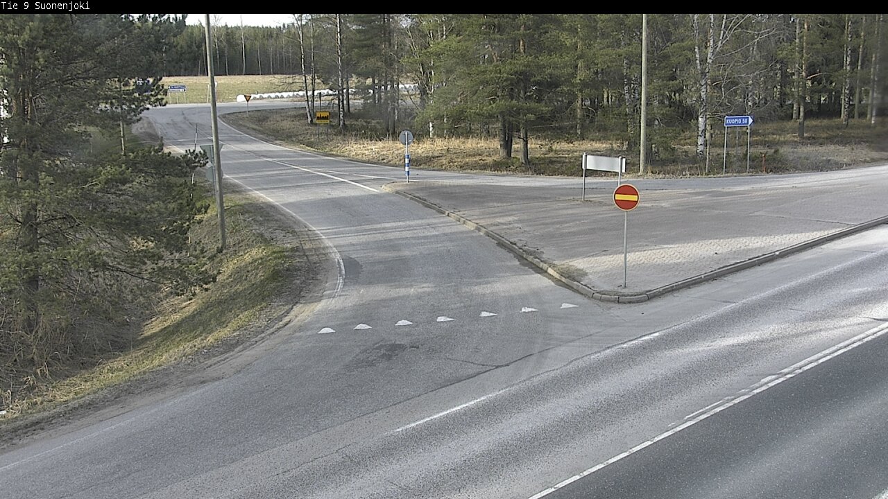 Weather Camera Image Road 9 Suonenjoki, Purola, Suonenjoki, Pohjois-Savo