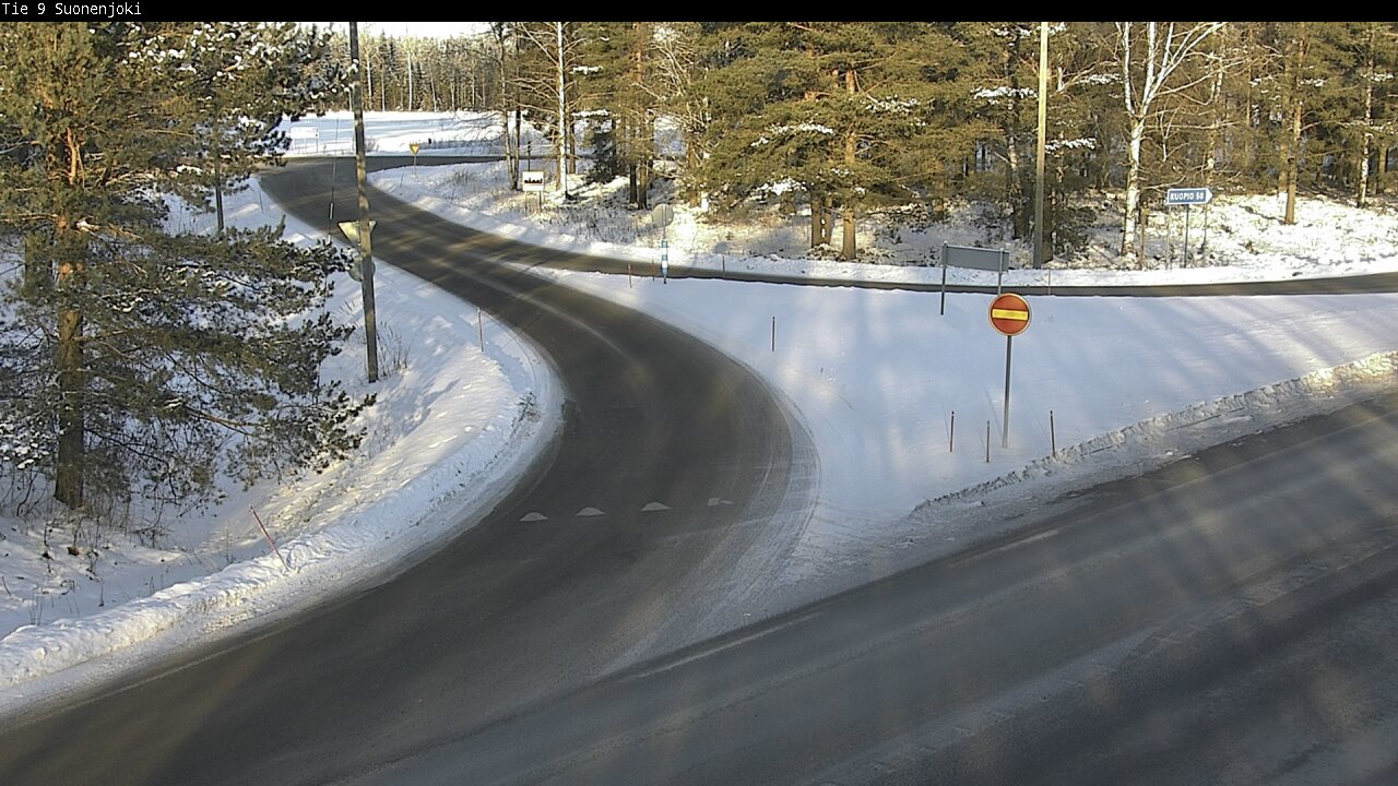 Weather Camera Image Väg 9 Suonenjoki, Purola, Suonenjoki, Pohjois-Savo