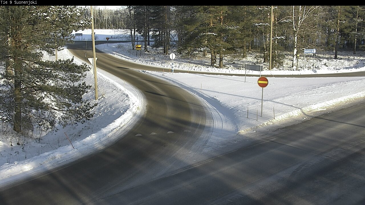 Weather Camera Image Väg 9 Suonenjoki, Purola, Suonenjoki, Pohjois-Savo