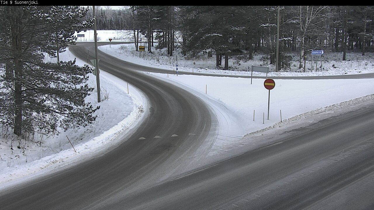 Weather Camera Image Väg 9 Suonenjoki, Purola, Suonenjoki, Pohjois-Savo