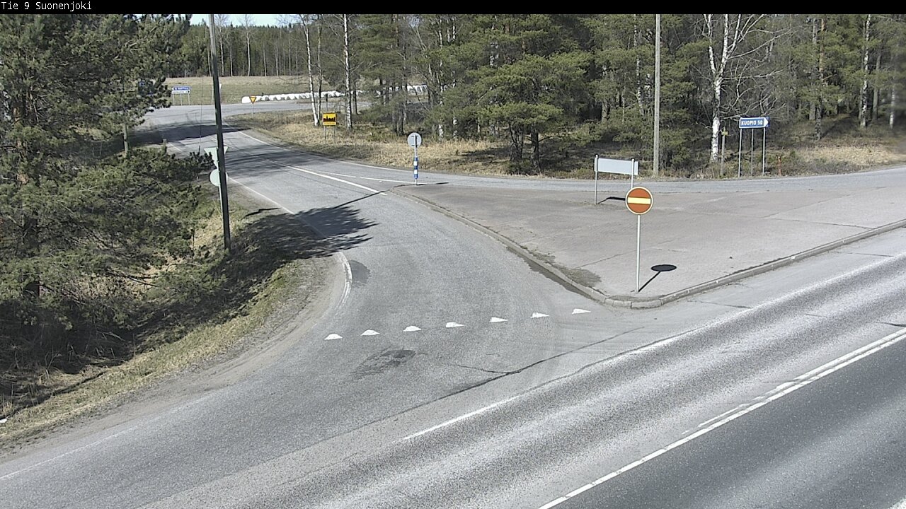 Weather Camera Image Road 9 Suonenjoki, Purola, Suonenjoki, Pohjois-Savo