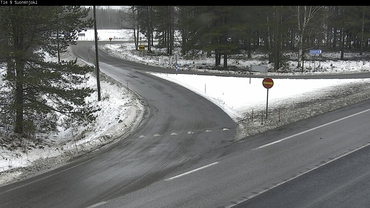 Weather Camera Image Väg 9 Suonenjoki, Purola, Suonenjoki, Pohjois-Savo