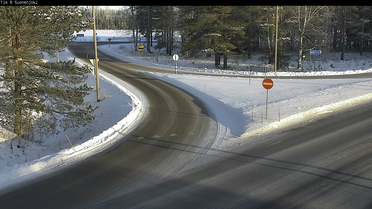 Weather Camera Image Väg 9 Suonenjoki, Purola, Suonenjoki, Pohjois-Savo