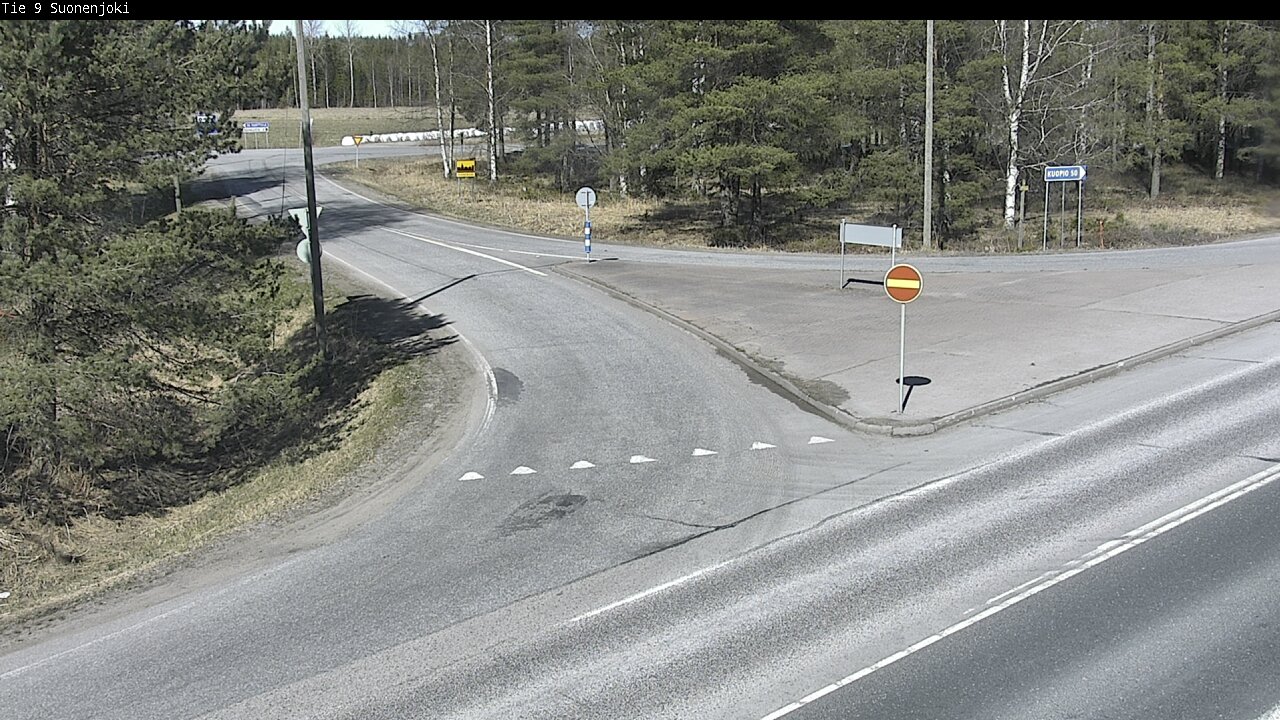 Weather Camera Image Road 9 Suonenjoki, Purola, Suonenjoki, Pohjois-Savo