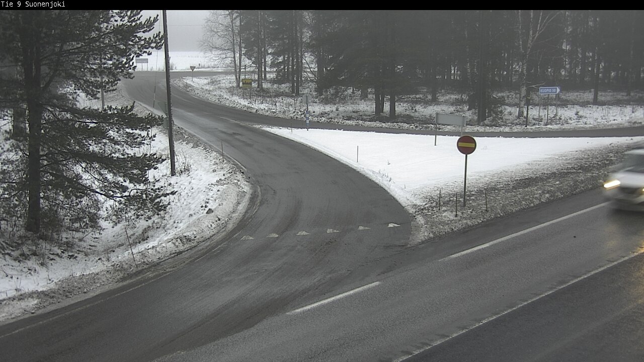 Weather Camera Image Väg 9 Suonenjoki, Purola, Suonenjoki, Pohjois-Savo