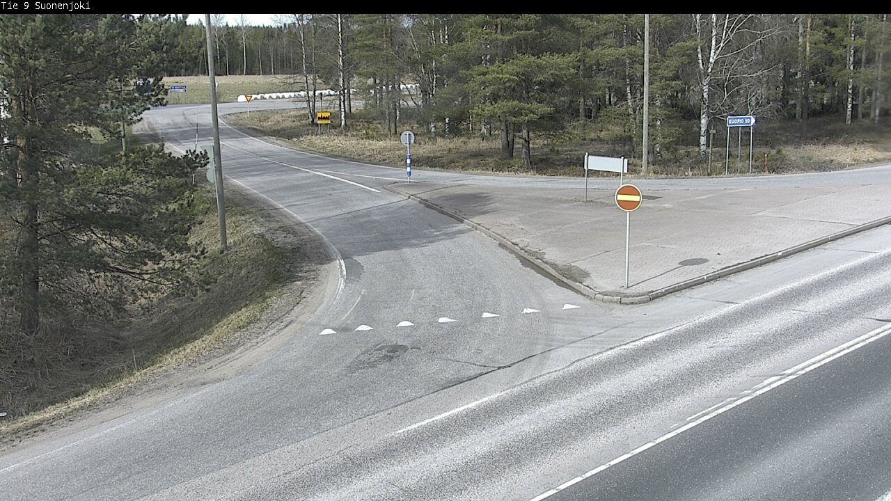 Weather Camera Image Road 9 Suonenjoki, Purola, Suonenjoki, Pohjois-Savo