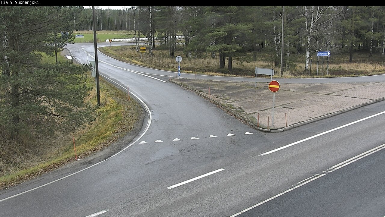 Weather Camera Image Väg 9 Suonenjoki, Purola, Suonenjoki, Pohjois-Savo