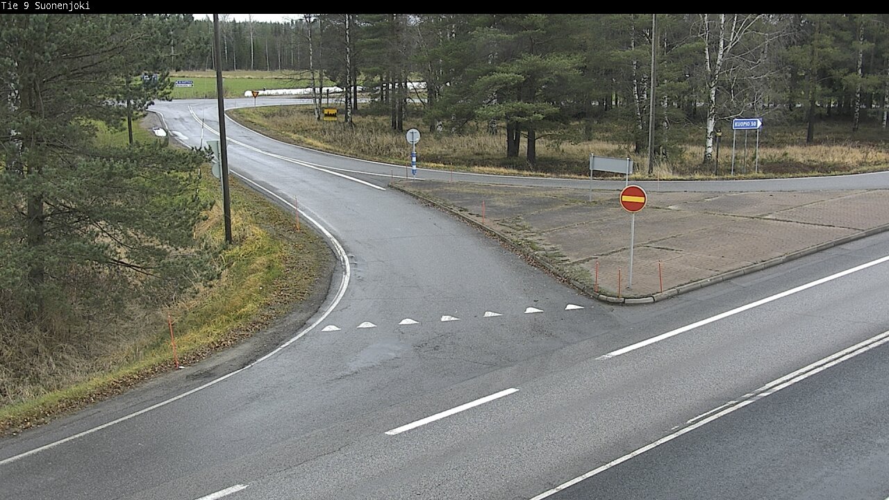 Weather Camera Image Väg 9 Suonenjoki, Purola, Suonenjoki, Pohjois-Savo