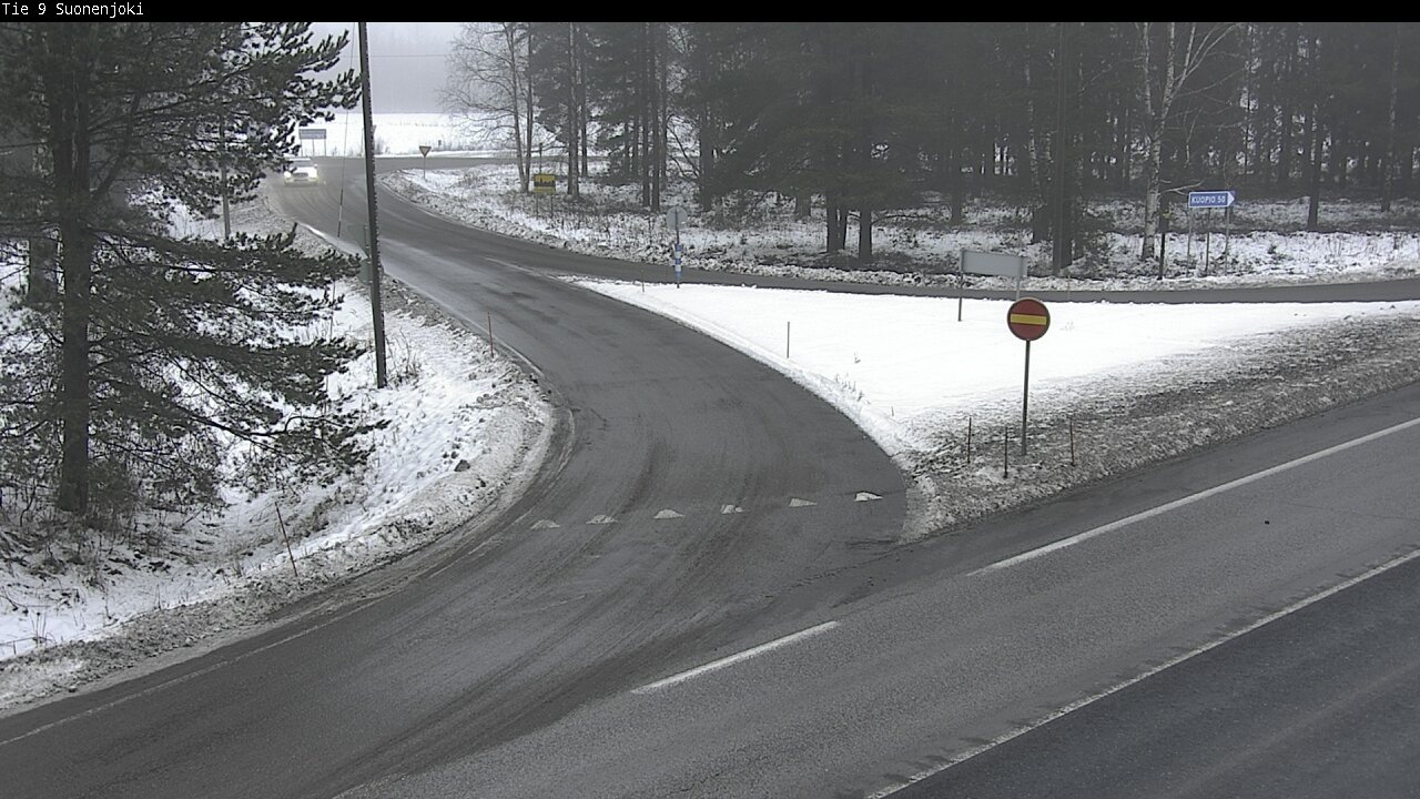 Weather Camera Image Väg 9 Suonenjoki, Purola, Suonenjoki, Pohjois-Savo