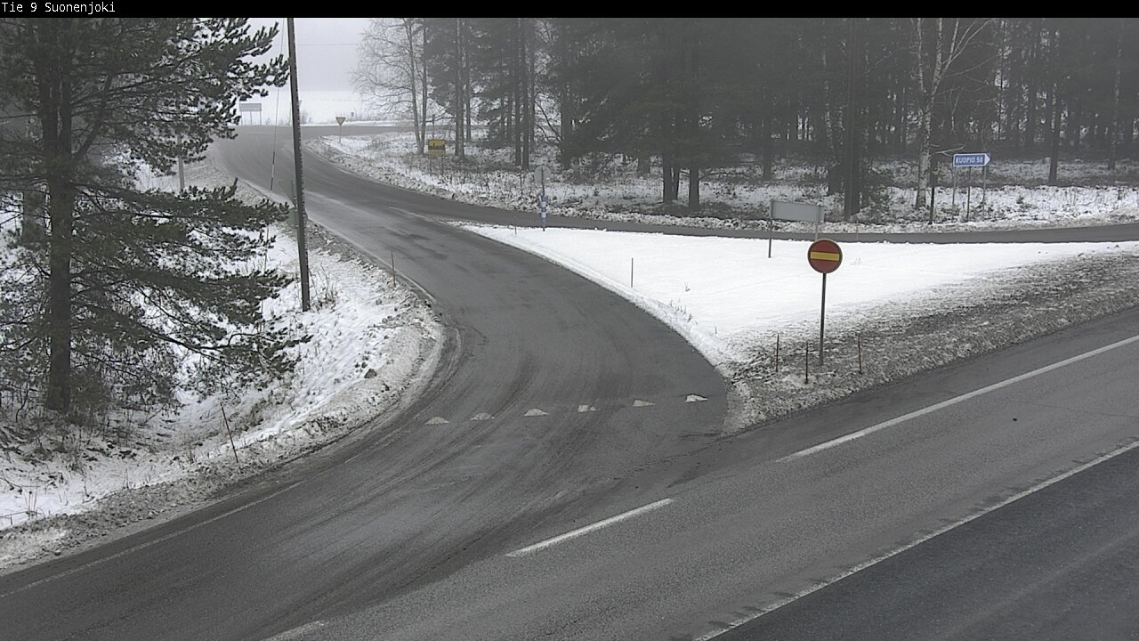 Weather Camera Image Väg 9 Suonenjoki, Purola, Suonenjoki, Pohjois-Savo
