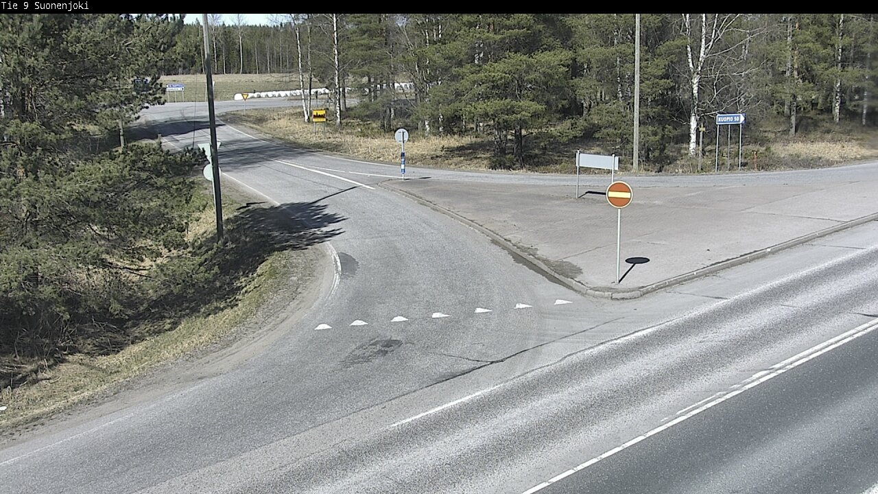 Weather Camera Image Road 9 Suonenjoki, Purola, Suonenjoki, Pohjois-Savo