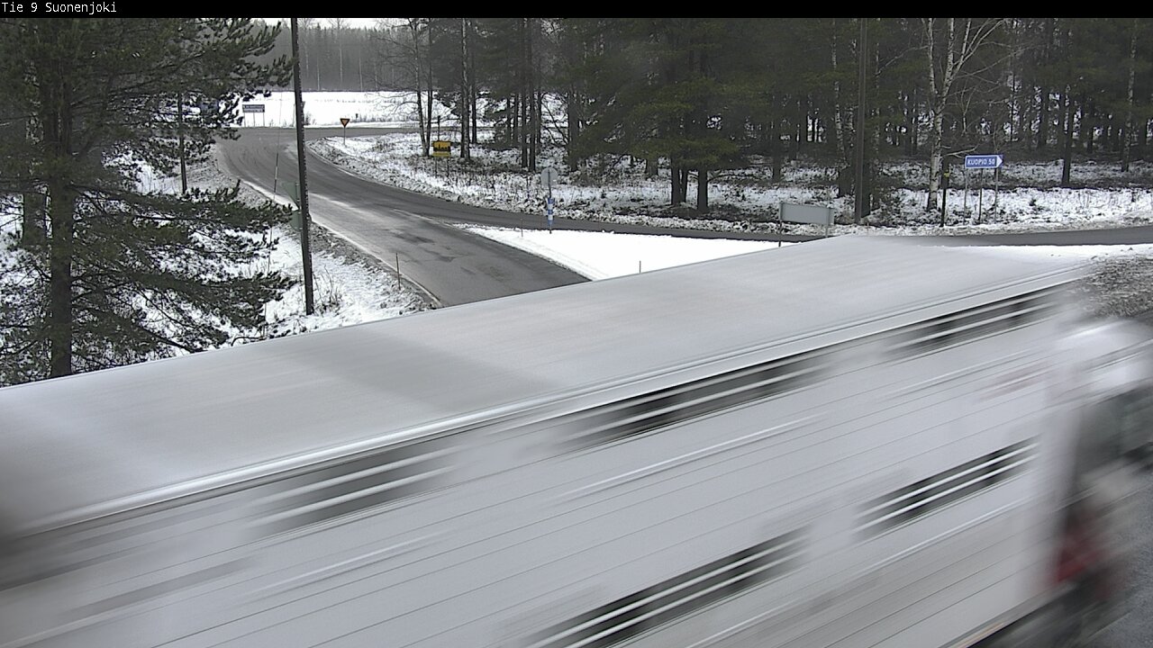 Weather Camera Image Väg 9 Suonenjoki, Purola, Suonenjoki, Pohjois-Savo