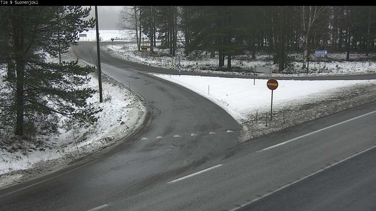 Weather Camera Image Väg 9 Suonenjoki, Purola, Suonenjoki, Pohjois-Savo